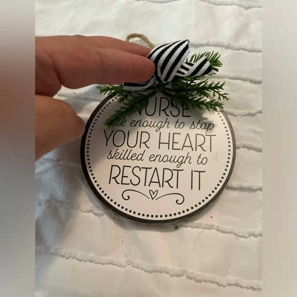 Holiday time Christmas nurses ornament - Picture 2 of 3